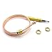 Meter Star Universal Propane Thermocouple Flame Failure Sensor,M8x1 Thread, Length 24