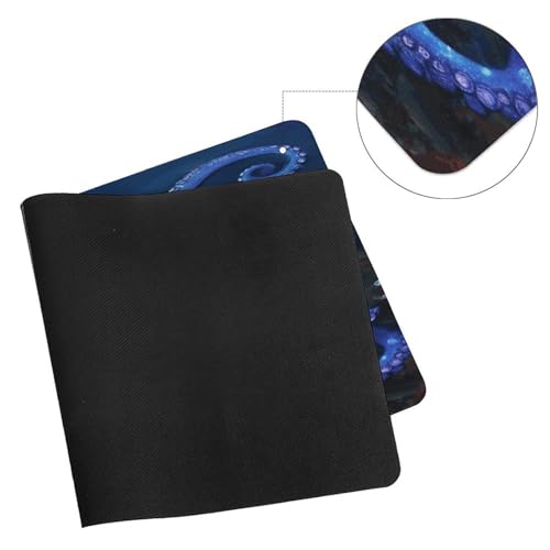 Blue Octopus Desk Mat No Resbalante Grande 60x30 cm miniatura 7