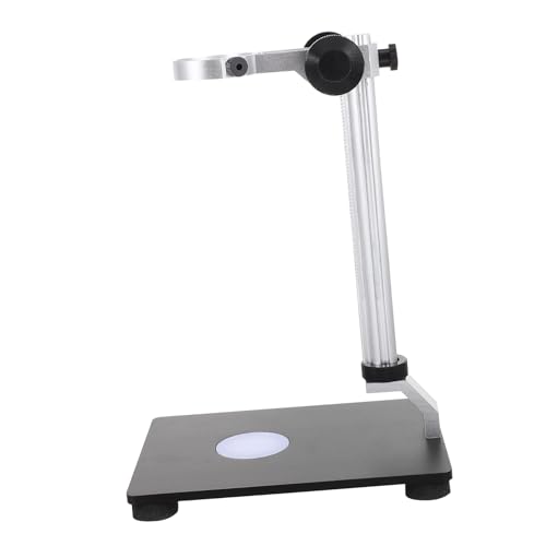FELTECHELECTR Microscope Holder Lift Base Portable Easy Adjustment Stand for Industrial Cameras Stable Shockproof