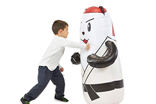 Taylor Toy Inflatable Punching Bag for Kids - Free-Standing Bounce Back Punching Bag - Bop Bag (Panda) - Thumbnail 5