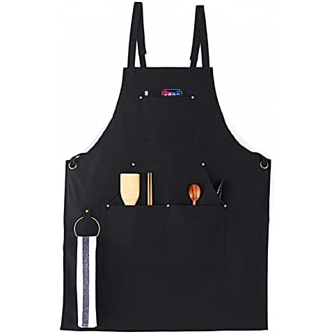 Darbermu Waterproof BBQ Apron with Pockets Cover