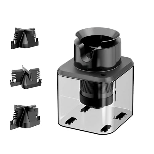Limpiador de portafiltros eléctrico Tools30W Limpiador automático de posos de café con 3 cepillos Desmontaje e instalación con balde Vertical para posos de café