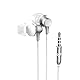 Glowster Kopfhörer mit metallisiertem Design, Surround-Sound und integriertem Mikrofon, ideal für Musik und Anrufe.
