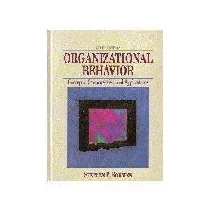 Organizational Behavior: Concepts, Controversie... 0136446671 Book Cover