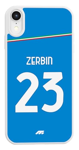 Creato in silicone morbido MYCASEFC Cover calcio Alessio Zerbin Napoli personalizzata per iPhone 4S. Custodia da calcio per smartphone per appassionati di calcio, idea regalo, design di alta qualità.