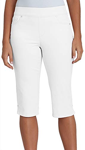 Gloria Vanderbilt Ladies Avery Skimmer Capri (12, Crystal White)