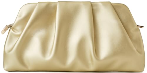 Image of Women's Clutch Purse,Evening Bag for Women Ruched Clutch Purse Detachable Metal Chain Crossbody Bag