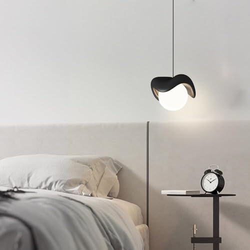 Lámpara de techo redonda blanca minimalista Mid-Century para salón y barra 2