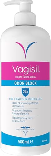 Vagisil Higiene Íntima Diaria Odor Block, 24H De Protección Contra El Olor, Hipoalergénico, Confianza Todo El Día, 500ml