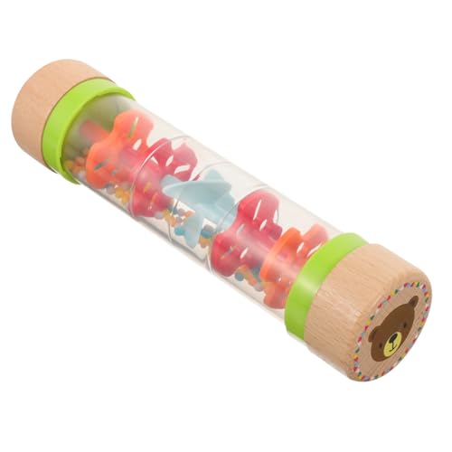 GLSTOY 1個 レインフォン 幼児用リズムスティック ミニチューブシェーカー スクイーズのおもちゃ 子供の音楽おもちゃ 子供のガラガラのおもちゃ 脳のおもちゃ 玩具 Colorful 木製