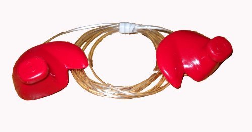 Doc's ProPlugs - Preformed Protective Vented Earplugs (pair) Red (Medium) by Doc's