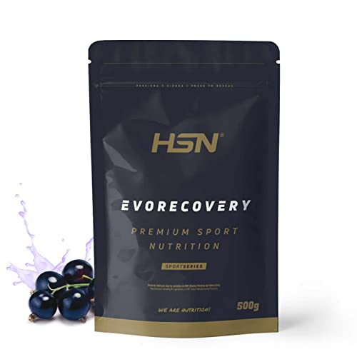 HSN Recuperador Evorecovery | Grosella 500g | Batido Post Entreno con Proteína Hidrolizada Clear Aminoácidos Carbohidratos Sales Minerales | No Incluye Dosificador | No-GMO Vegetariano Sin Gluten