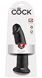 King Cock 9 Cock, Black, 9 Zoll