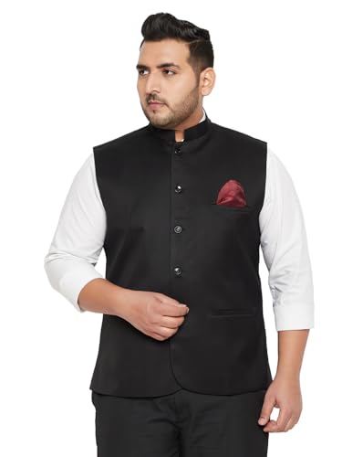 Image of Vastramay Plus Men's Nehru Jacket