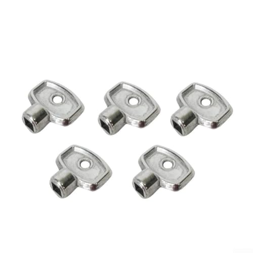 Set di 5 chiavi di sfiato per radiatore compatibili con rubinetti standard dell'acqua e valvole di sfiato del sistema di riscaldamento