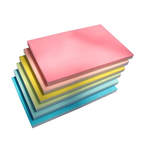 OSALADI 1Pc Double Layer Carved Rubber Brick DIY Stamp Making Tool Durable Material Random Color for Professional Hand Carving and Custom Stamps for Crafting