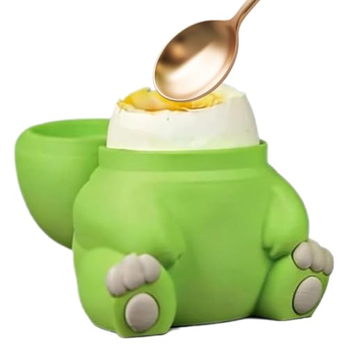 Générique Coquetier,Bol en Forme de Dinosaure avec Couvercle Amovible et Support | Coquetier pour Pâques,pour fête et Coloration Alimentation...