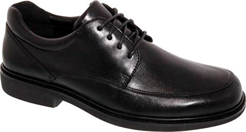 Drew Shoe Park - Men's Therapeutic Diabetic Extra Depth Shoe: Black/Smooth 9 Wide (2E) Lace #TOP3