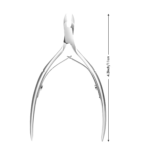 Cuticle Trimmer Cuticle Nippers, Durable Cuticle Cutter, Salon Toe Nail Cuticle Clippers, Stainless Steel Cuticle Remover Cuticle Scissor, Pedicure Manicure Tools for Fingernails and Toenails