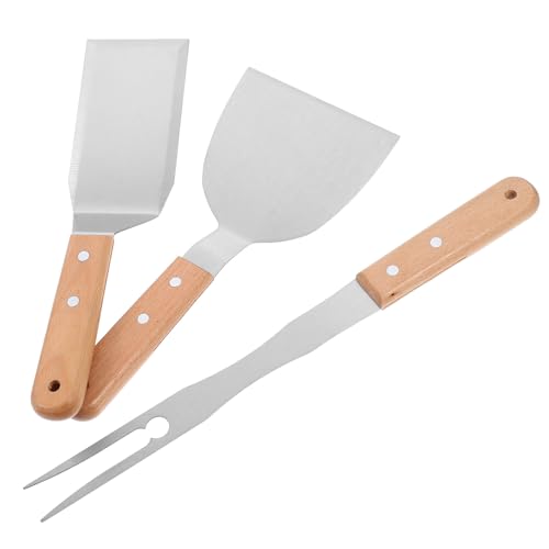 Set de 3 piezas para parrilla en acero inoxidable miniatura 1