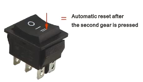 Start On Off Switch for Harbor Freight Predator 7000/8750 Watt 63086 | Fits Harbor Freight Predator 7000/8750 Watt 63086 63085 63087 3 Position 6 Pins