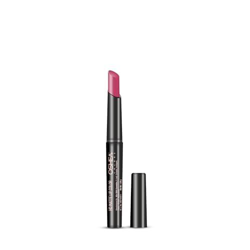 Image of Oshea Colors HD Matte Finish & Highly Pigmented Long Lasting Creamy Lipstick | Lightweight Formula Enriched with Castor Oil, Shea Butter & Jojoba Seed Oil | Free from Paraben - (Mauve Rose 05) 1.2g