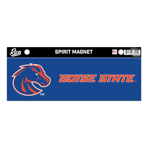 Rico Industries NCAA Boise State Broncos 4 x 10 Team Spirit Magnet - Car, Home Décor - Refrigerator, Office, Kitchen