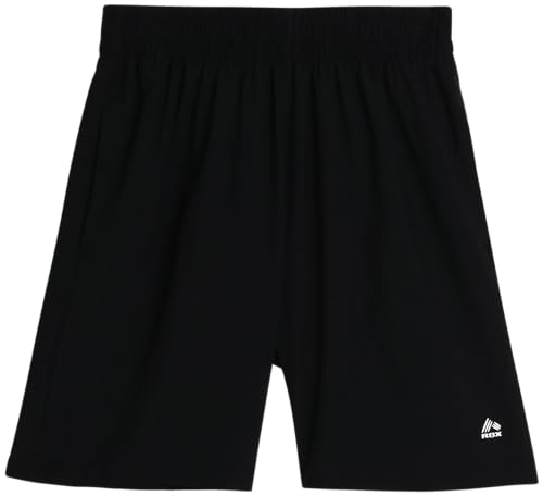 Image of RBX Boys Athletic Shorts Set - 2 Piece Lightweight Short Sleeve Performance T Shirt and Woven Pull-On Running Shorts for Boys