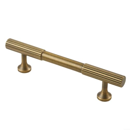 [Per una splendida finitura in ottone anticato] Trasforma i tuoi mobili con l'elegante finitura in ottone antico di queste maniglie, perfette per aggiungere un tocco sofisticato al tuo spazio abitativo.