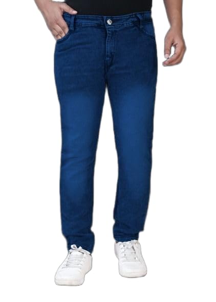 Mens Cotton Blend Blue Regular Jeans (SK04-SHOPSY-MENS-JEANS-BLUE-30_PT)-picture-14