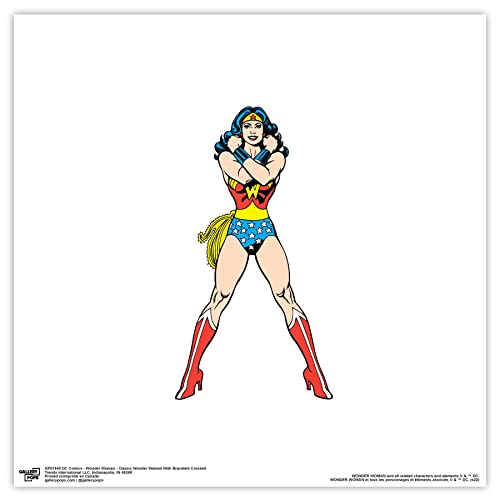 Affiche Wonder Woman DC Comics - Décoration murale pour raviver vos murs blancs 30,5 cm sans cadre