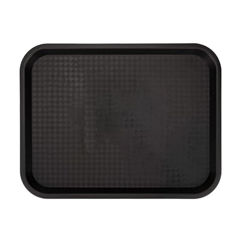 Image of Planet Plastic Tray for Dish Drainer Basket /Rectangular Shape Water Drop Collector Tray /Serving Tray (Black, 45 x 35 x 3 cm)