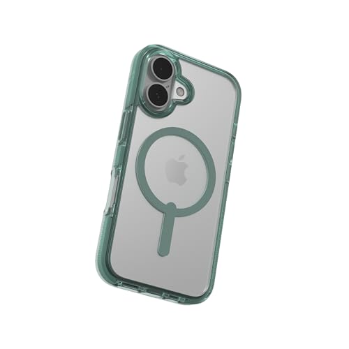Coque iPhone 16 ZAGG Santa Cruz compatible MagSafe en graphène vert
