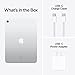 Apple iPad (10th Generation): with A14 Bionic chip, 10.9-inch Liquid Retina Display, 64GB, Wi-Fi 6, 12MP front/12MP Back Camera, Touch ID, All-Day Battery Life – Silver