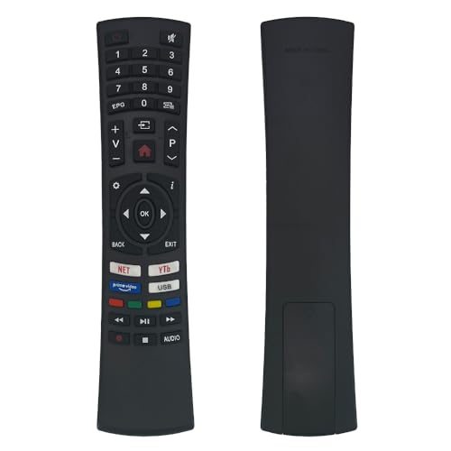 IOOIQQ Télécommande pour téléviseur Oceanic LE-40N3, OCEALED40S20B6V2, LE40-P28, OCEALED40S20B6, OCEALED39S21B6, LE-40T1, OCEALED40S20B6V2,...