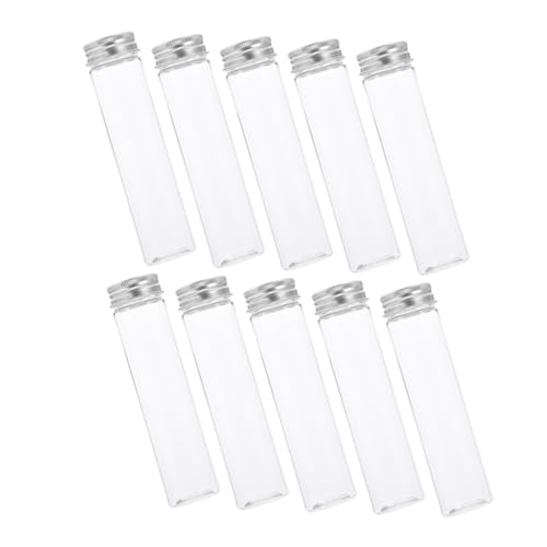 MUSISALY 20pcs Plastic Test Tube Test Tubes for Experiments Plastic Test Vials Small Vials Plastic Tubes Clear Test Vials Test Tubes Plastic Clear Tubes Clear Test Tubes Clear Plastic Tube