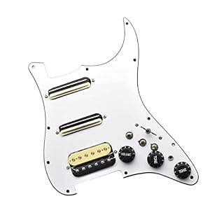 LOVIVER Guitare électrique Pickguard Pickup Direct remplace le pickguard précâblé blanc, chargé, pratique et facile à… - Les Beatles, Paul McCartney, John Lennon, RIngo Starr, George Harrison LOVIVER Guitare électrique Pickguard Pickup Direct remplace le pickguard précâblé blanc, chargé, pratique et facile à… – Image 4