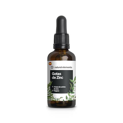 Gotas de Zinc 100ml, Zinc Iónico (Sulfato de Zinc), Vegano