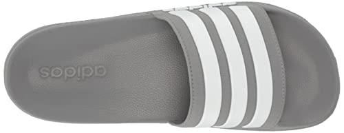 Adidas Unisex-Adult Shower Slide Grey/White/Grey 8 #TOP4