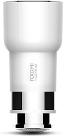 Cargador de coche Transmisor FM original Xiaomi ROIDMI 5V 3.1A Bluetooth V4.0, Blanco Cargador de coche Transmisor FM original Xiaomi ROIDMI 5V 3.1A Bluetooth V4.0, Blanco