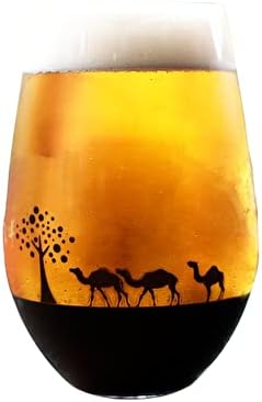 Amazon Co Jp 癒やしビール 丸モ高木陶器 夕日を眺めるグラス ラクダ ビールグラス グラス おしゃれ 記念日 ありがとう プレゼント 色が変わる 不思議な マジック ホーム キッチン