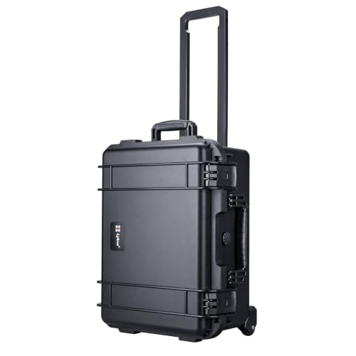 Image of Lykus HC-4920 Hard Case with Wheels and Foam, Inner Size 18.5*13.78*7.28in | IP67 Waterproof, Pluckable Foam, Suitable for Cameras, Lenses, Electronic Equipment and More