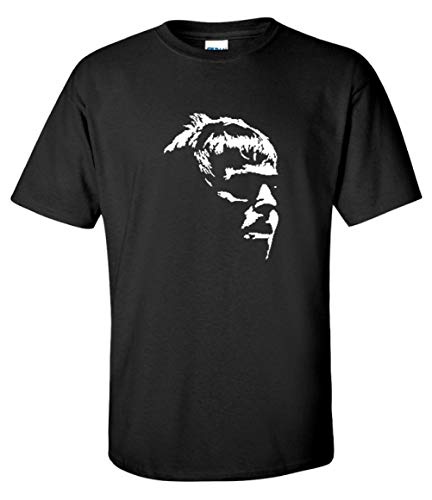 Liam Face Oasis 90s Britpop INSIRED Indie Rock Music T Shirt (x-Large) Black
