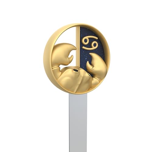 Metalmorphose – Marcapáginas signo zodiacal cáncer – signo astrológico cáncer – regalo para hombre, mujer y niño