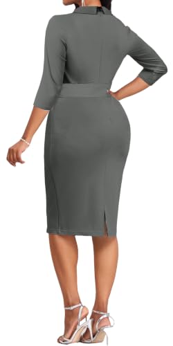 Image of Women's Vintage Pencil Dress Wear to Work