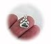 New Sterling Silver Dog paw Small Charm ME0176MOOO