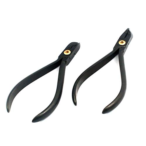 Precise Canada: Dental Distal End & Hard Wire Cutter Plier T.C Full-Black Orthodontic Instrument