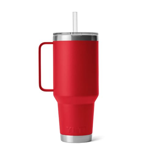 Image of YETI Rambler 42 Oz Straw Mug Rescue Red