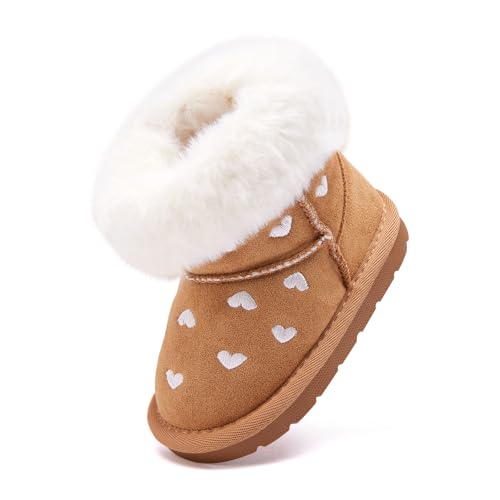 Image of BMCiTYBM Baby Snow Boots Infant Boy Girl Winter Boots Nonslip Lightweight Outdoor Warm Shoes for Cold Weather 6 9 12 18 24 Months(Infant/Toddler)