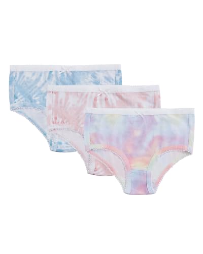 MeMoi Girl's Printed Cotton Briefs 3 Pack